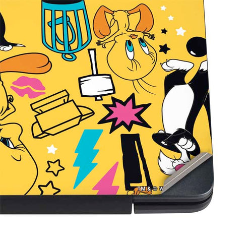 Looney Tunes Tweety and Sylvester Patches Dell Vostro Skin